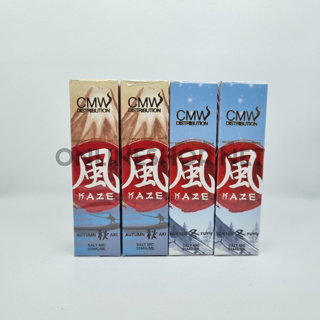 Kaze Autumn Aki Spritzer Ice 15ML - Winter Fuyu Polo Ice 15ML