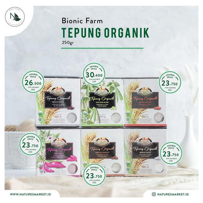 

C90Z Bionic Farm Tepung Organik Beras Coklat 250G El67
