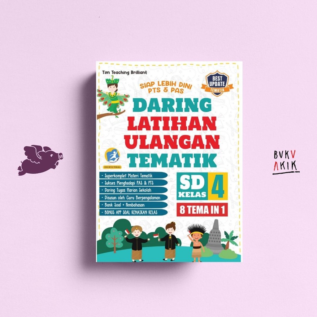 Buku Kelas 4 SD : Daring Latihan Ulangan Tematik