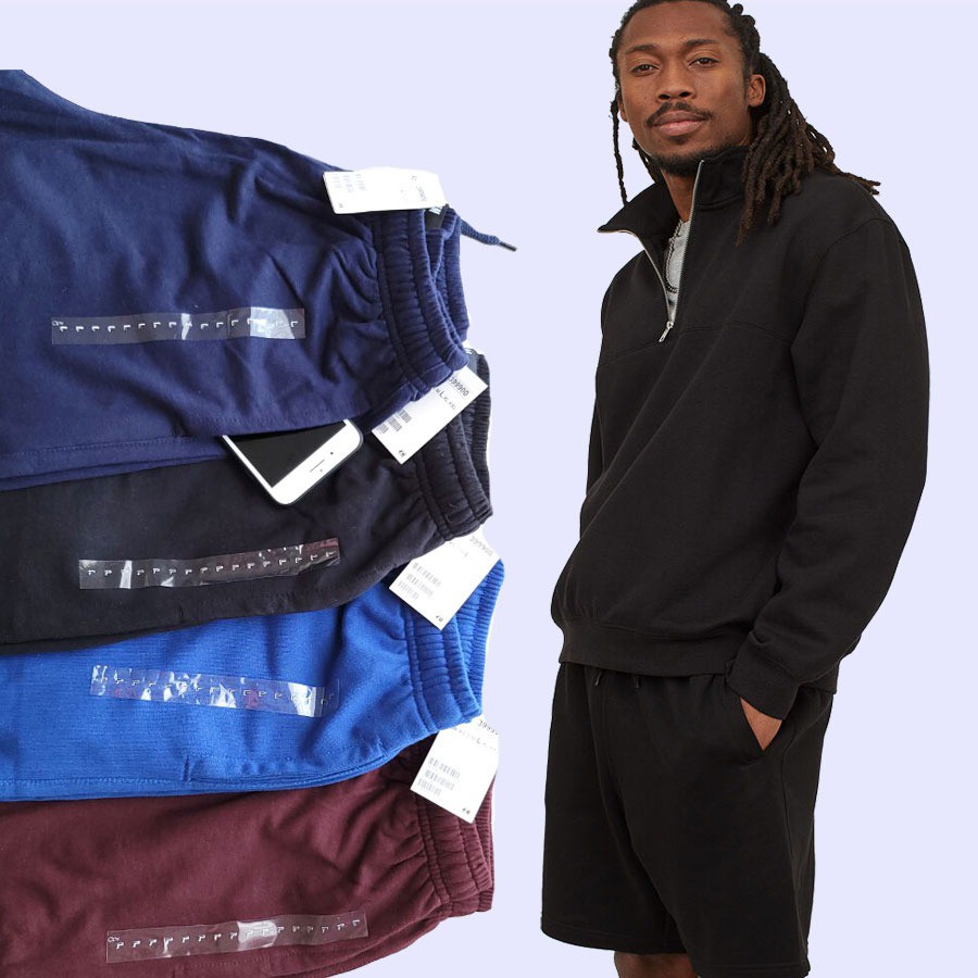 HM 139 MENS SWEATSHORTS Celana Pendek Pria Branded