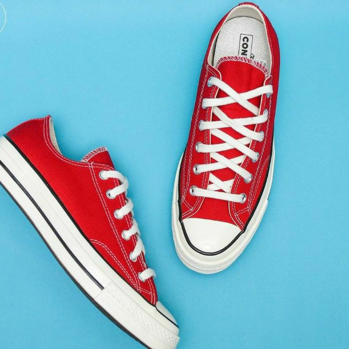 SEPATU PRIA ORIGINAL - MURAH CONVERSE 70S OX ENAMEL RED LOW