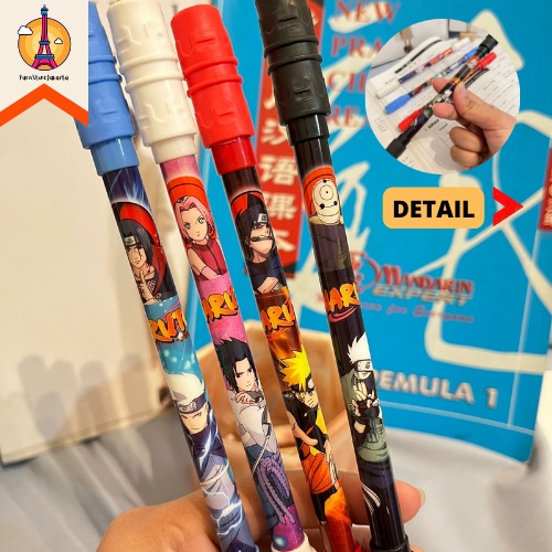 

Pulpen Gel Pen Magnet Putar Naruto Family Pen Gel Karakter Anime Terbaru Spinning Pen Gel Import Funny Fancy Stuff Best Gift Stationery For School Alat Tulis Kantor Sekolah Ready Grosir Kado Ulang Tahun READY COD