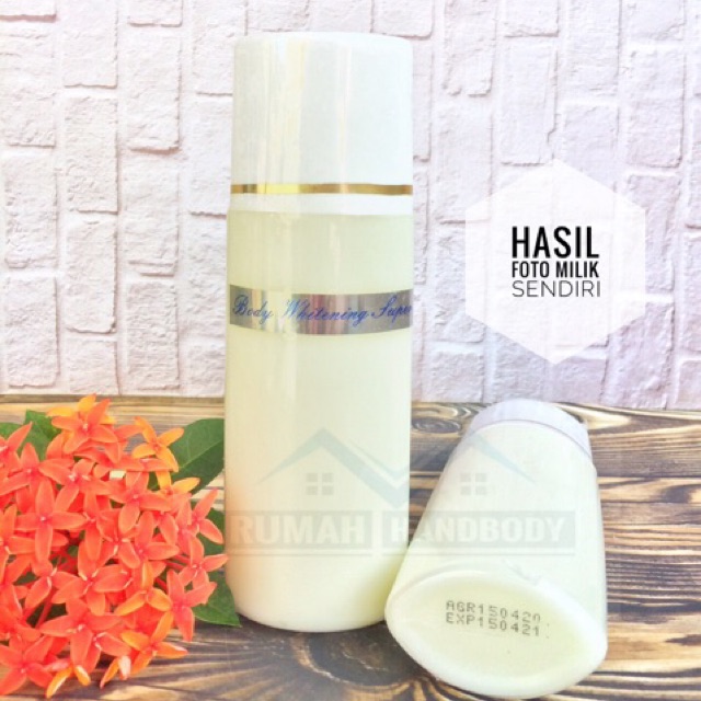[ORIGINAL] HB SUPER ANGGUR + KLOBE EXTRA WHITENING HANDBODY LOTION PEMUTIH BADAN