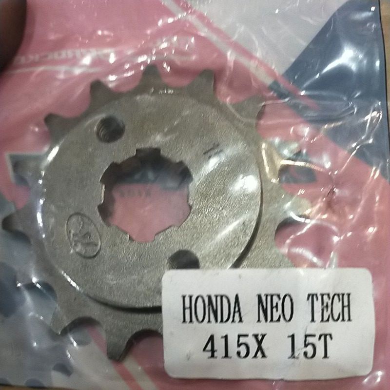 SSS GEAR GER DEPAN 415 JUPITER VIXION R15 MEGAPRO GL CB150R SUPRA SATRIA FU SMASH SHOGUN GIR FRONT SPROCKET-TK 415x15 kct.neotec