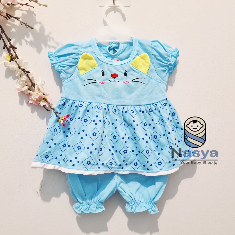 [N-007] Baju Bayi New Born Bear / Setelan sehari-hari anak perempuan (0-6 bulan)