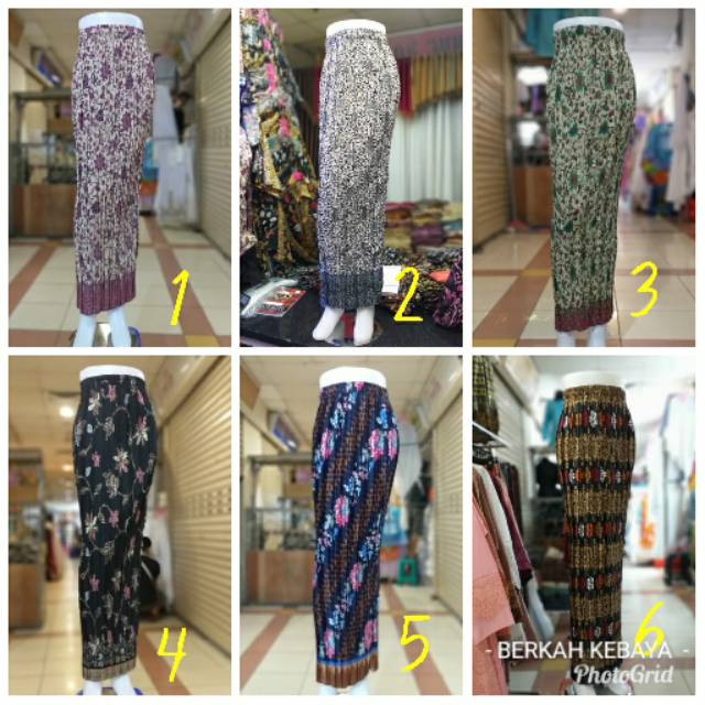 rok plisket/bawahan kebaya/rok batik/kebaya/rok jumbo/rok plisket batik