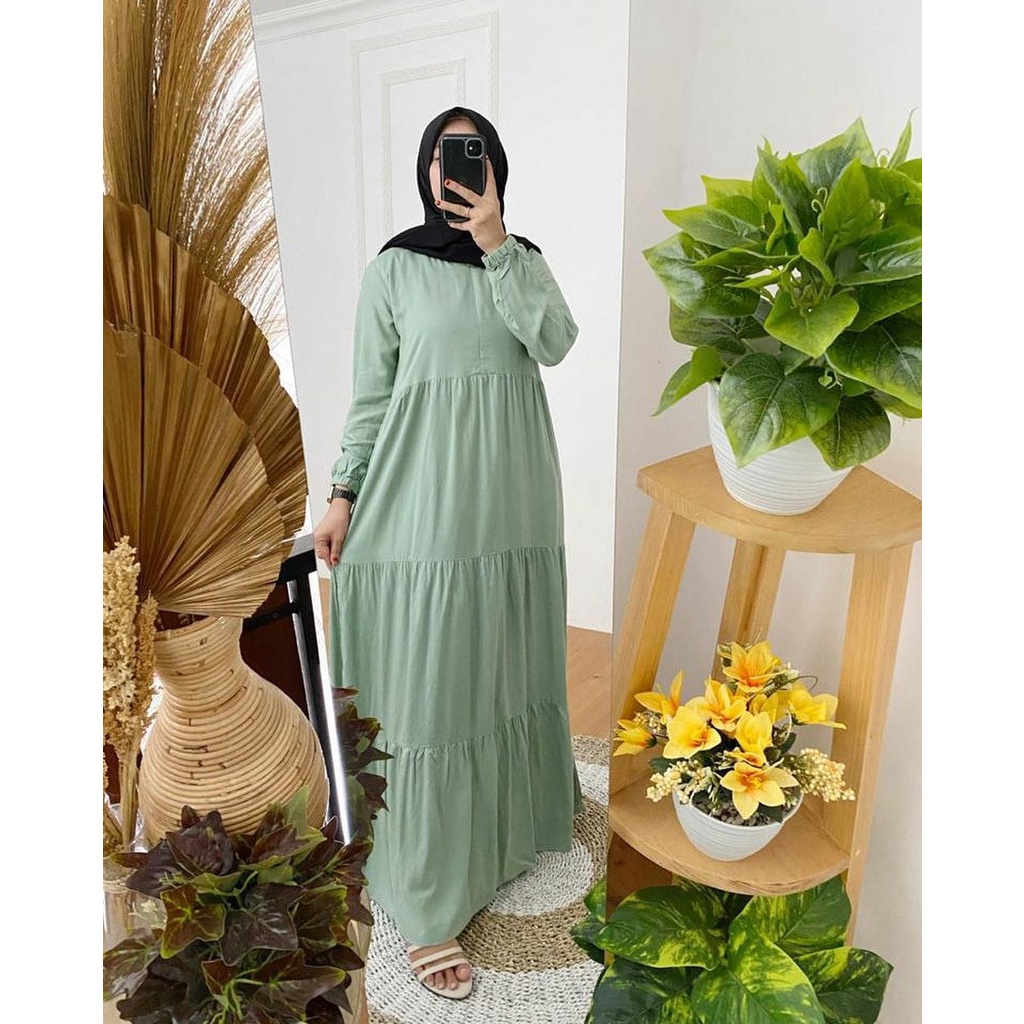 Homedress Rayon Polos / Gamis Rayon