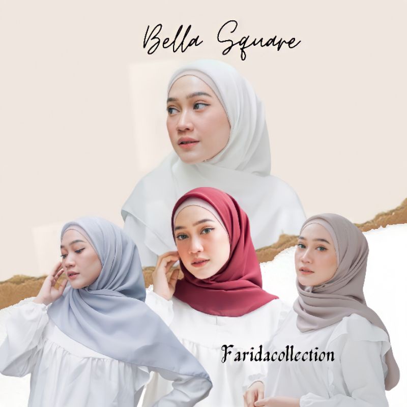 POLLYCOTTON BellaSquare Hijab Kerudung Segiempat [ Part 1 ]