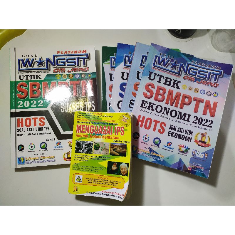WANGSIT TPS & TKA SOSHUM 2022 (BEKAS/SECONDHAND) + BUKU SKS KUNING SOSHUM (BEKAS/SECONDHAND)