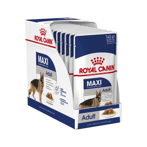 Royal Canin Maxi Adult Pouch 140gr - Makanan Anjing / Wet Food