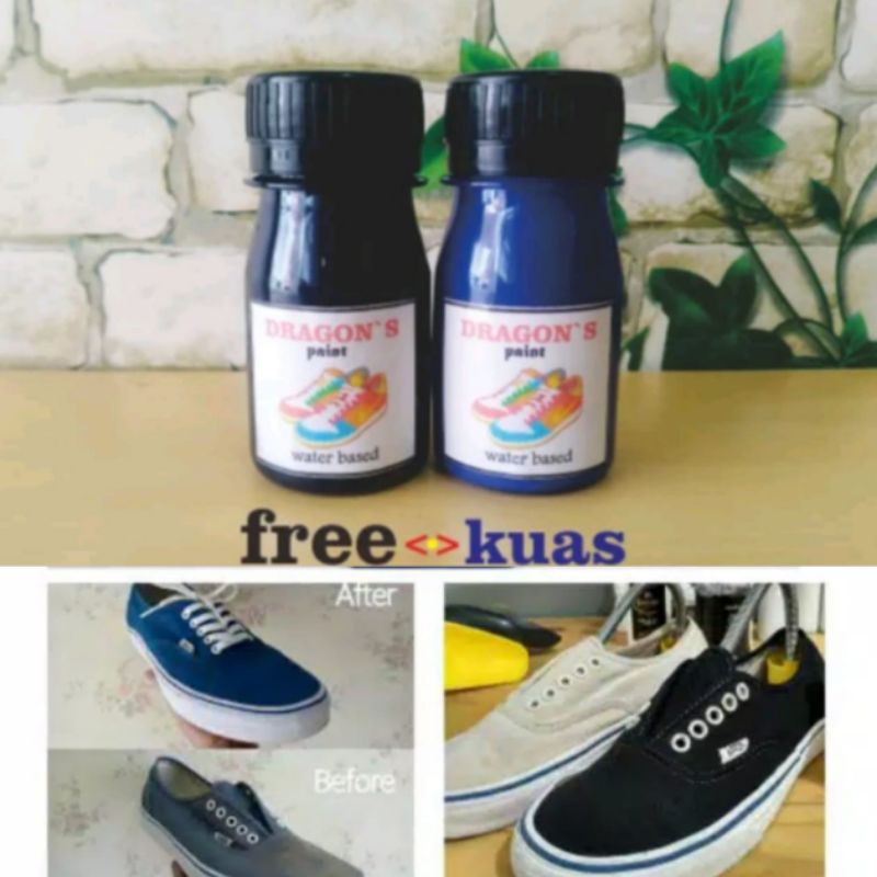 Cat khusus sepatu bahan Canvas dan Suede