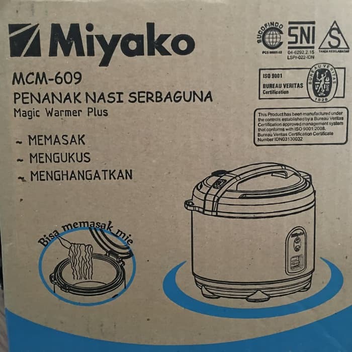 Rice Cooker Kecil Miyao MCM609 Memasak Mengukus Meghangatkan