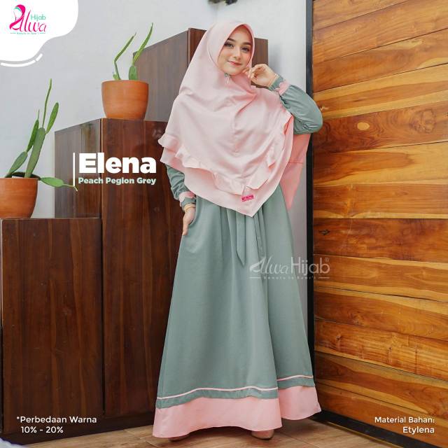 Gamis set Elena Alwa hijab