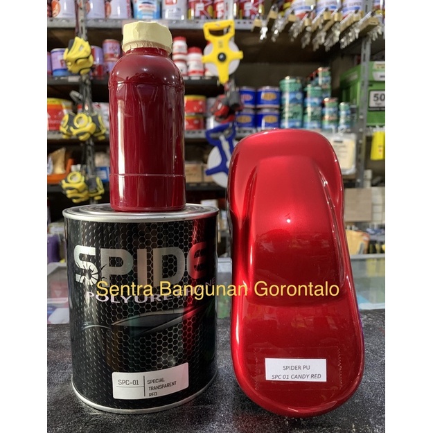cat spider candytone red SPC 01 jenis PU