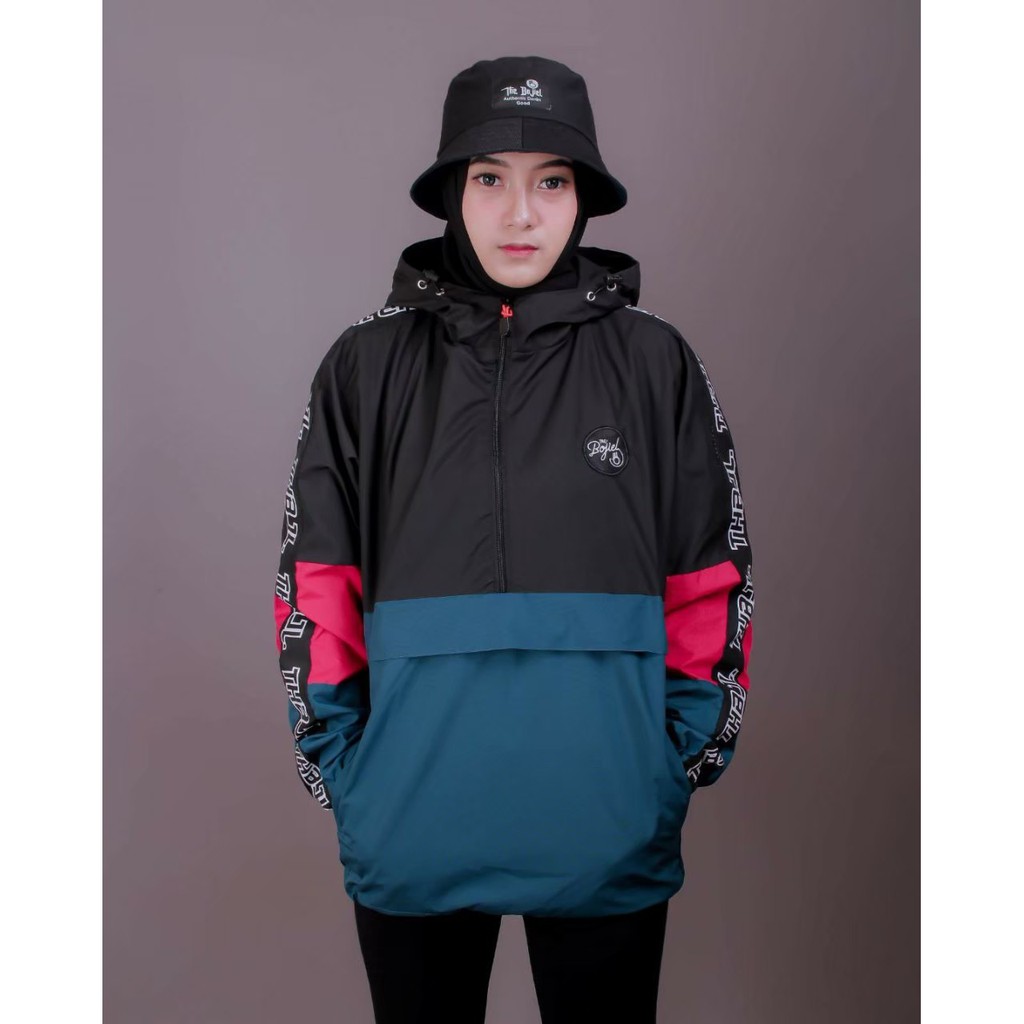 TERLARIS !! JAKET PARASUT GUNUNG COUGEL HODIE KOMBINASI WARNA MODEL TERBARU ORIGINAL DISTRO