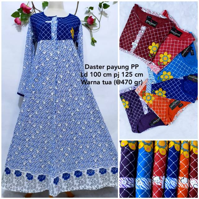 Daster payung panjang