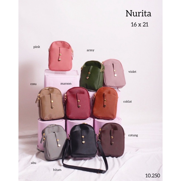 NURITA (10.250)-TAS SELEMPANG WANITA-TAS TERBARU-TAS WANITA MURAH