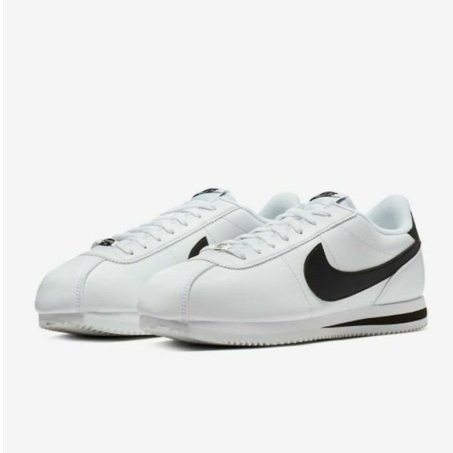 Nike Cortez Basic White Black Original 