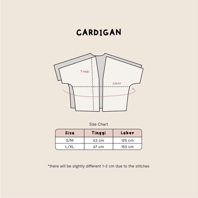 NOTTE - Reversible Cardigan | Cardigan bolak balik