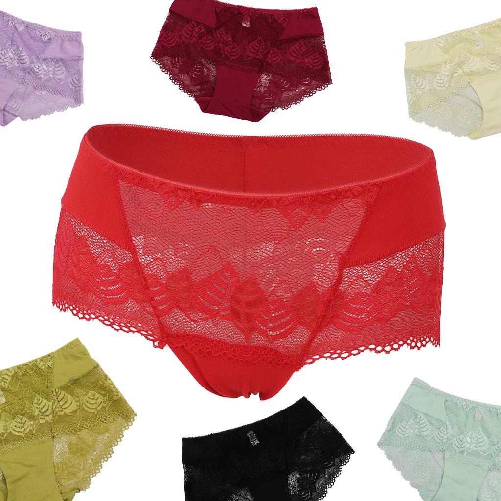 Scelta celana dalam wanita renda semi transparan sexy seksi underwear COD SCE 1101