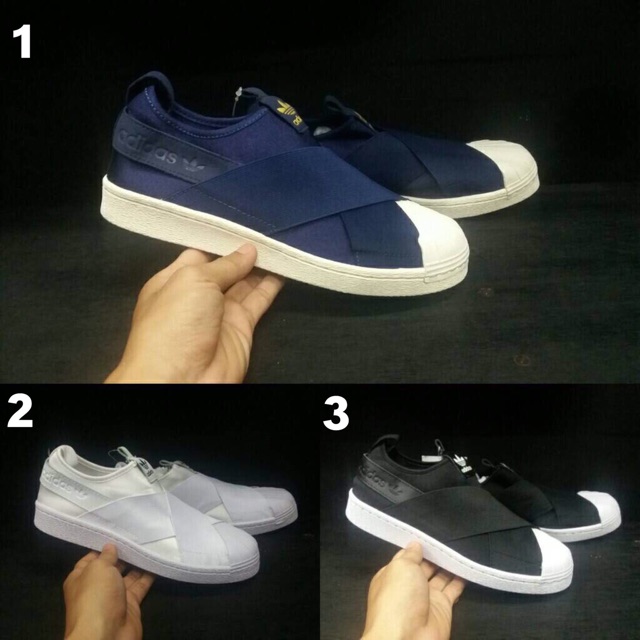 SEPATU WANITA ADIDAS SUPERSTAR SLIP ON