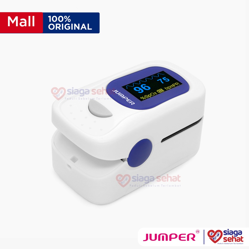 Oximeter - Jumper Fingertip Pengukur Kadar Oksigen 500A