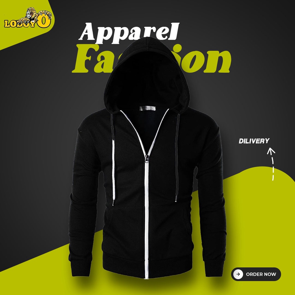 JAKET Hoodie Hoodi Pria Wanita Jumbo Polos ZIPPER Big Size Oversize XL XXL XXXL XXXXL XXXXXL Terbaru