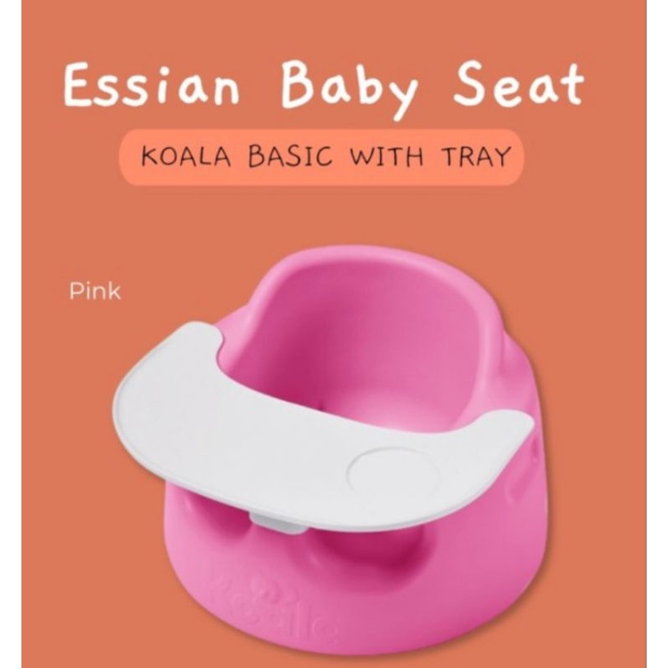 ESSIAN ORIGINAL  Baby Seat With Tray Koala Pink / Baby Chair Essian