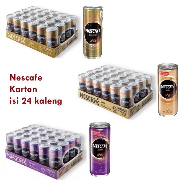 

NESCAFE MINUMAN KALENG 1 DUS 220 ml ISI 24 Pcs