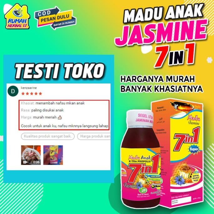 

AMPUH MADU 7 IN 1 JASMINE - PENINGKAT KONSENTRASI ANAK PENAMBAH NAFSU MAKAN