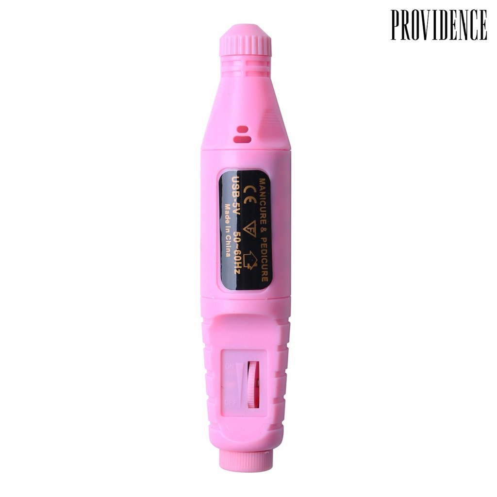 Providence 1Set Manicure Pen Polisher Portable Refined ABS Nail Care Electric Files for Women