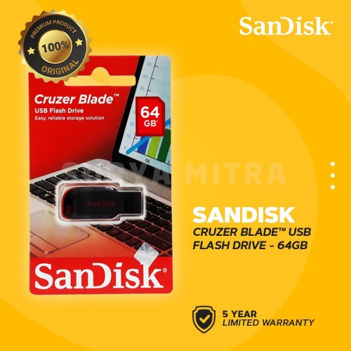 FLASHDISK SANDISK 64GB CZ50