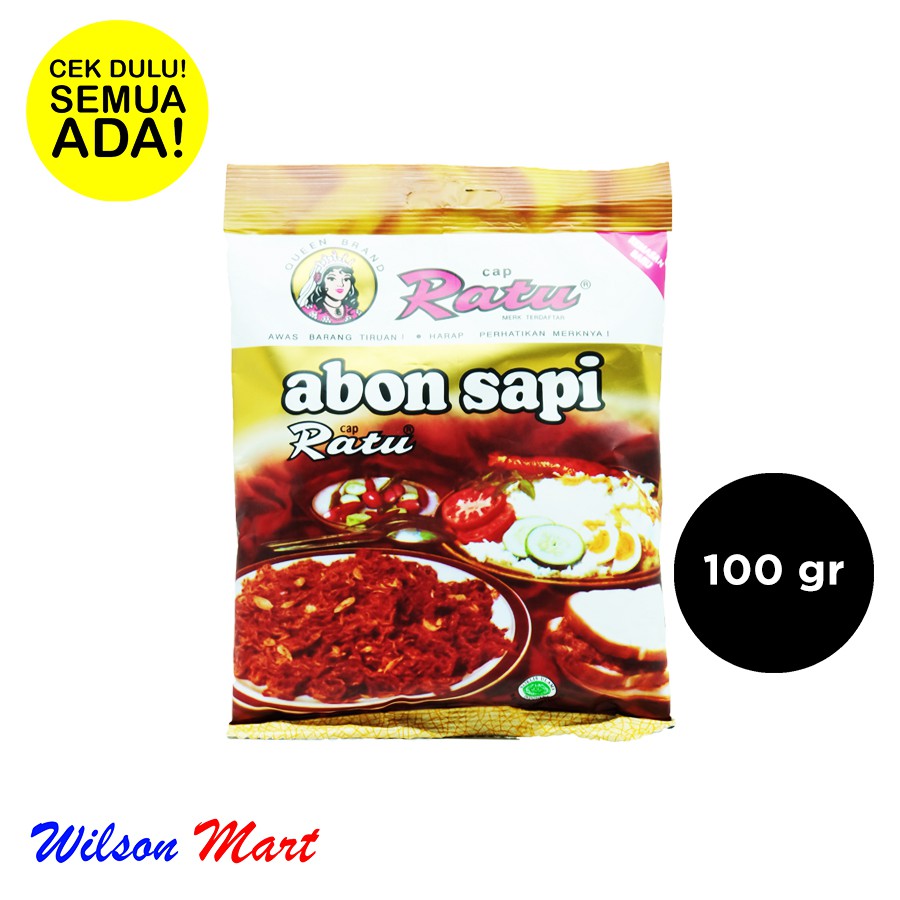 

ABON SAPI CAP RATU 100 GRAM