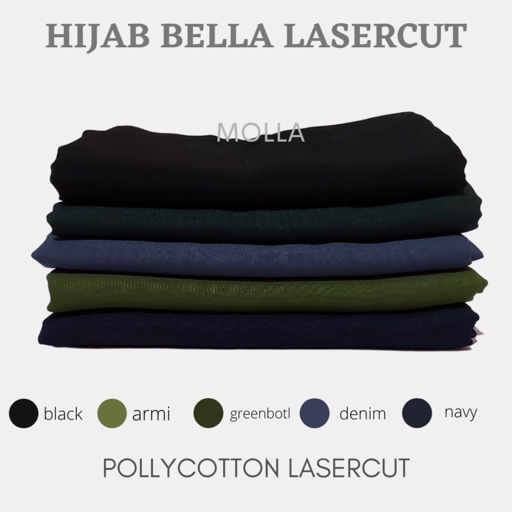 HIJAB SEGI EMPAT LASERCUT /JILBAB BELLA LASERCUT / BELLA LASER CUT /JILBAB LASERCUT /HIJAB LASERCUT