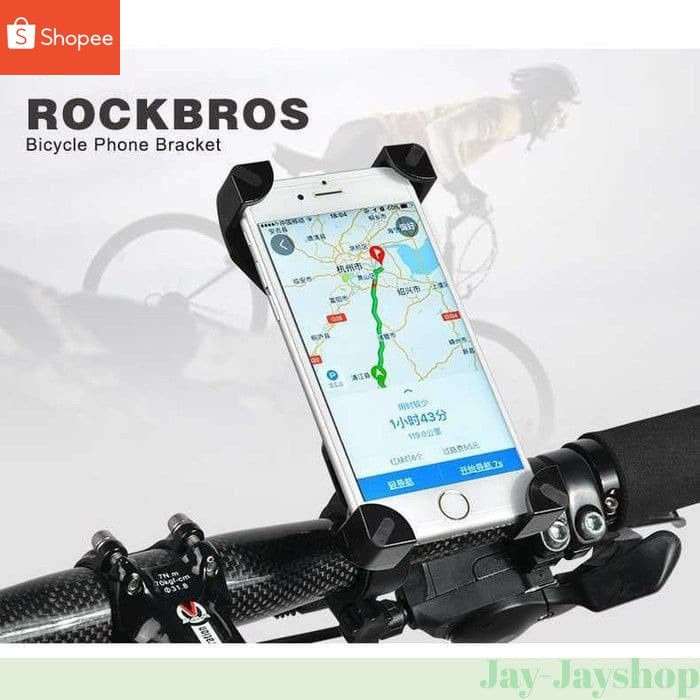 ROCKBROS Holder Hp Sepeda &amp; MOTOR  ORIGINAL! TERLARIS!