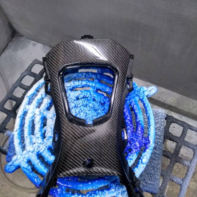 Cover center pcx lapis carbon kevlar