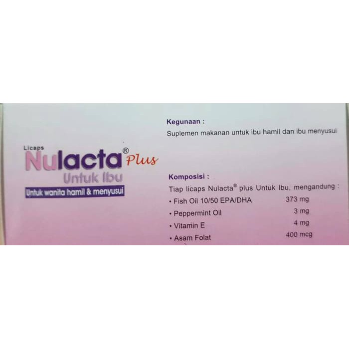 Nulacta PLus 60 tabs