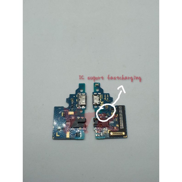 Papan Cas Konektor/Connector Board Charger + Handsfree Samsung A51