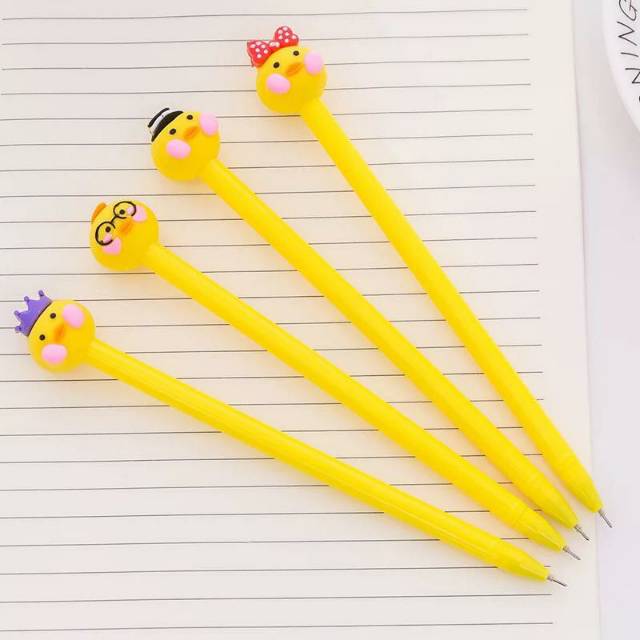 pulpen yellow duck / pulpen karakter duck