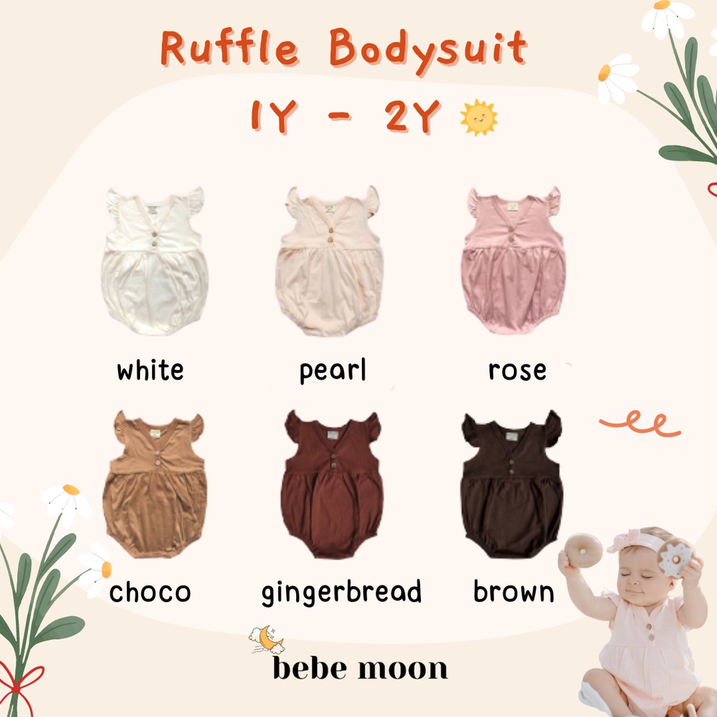 Baju Pakaian Jumper Jumpsuit Romper Fashion Anak Bayi Perempuan 0 - 6 bulan 6 - 12 bulan Bohopanna |
