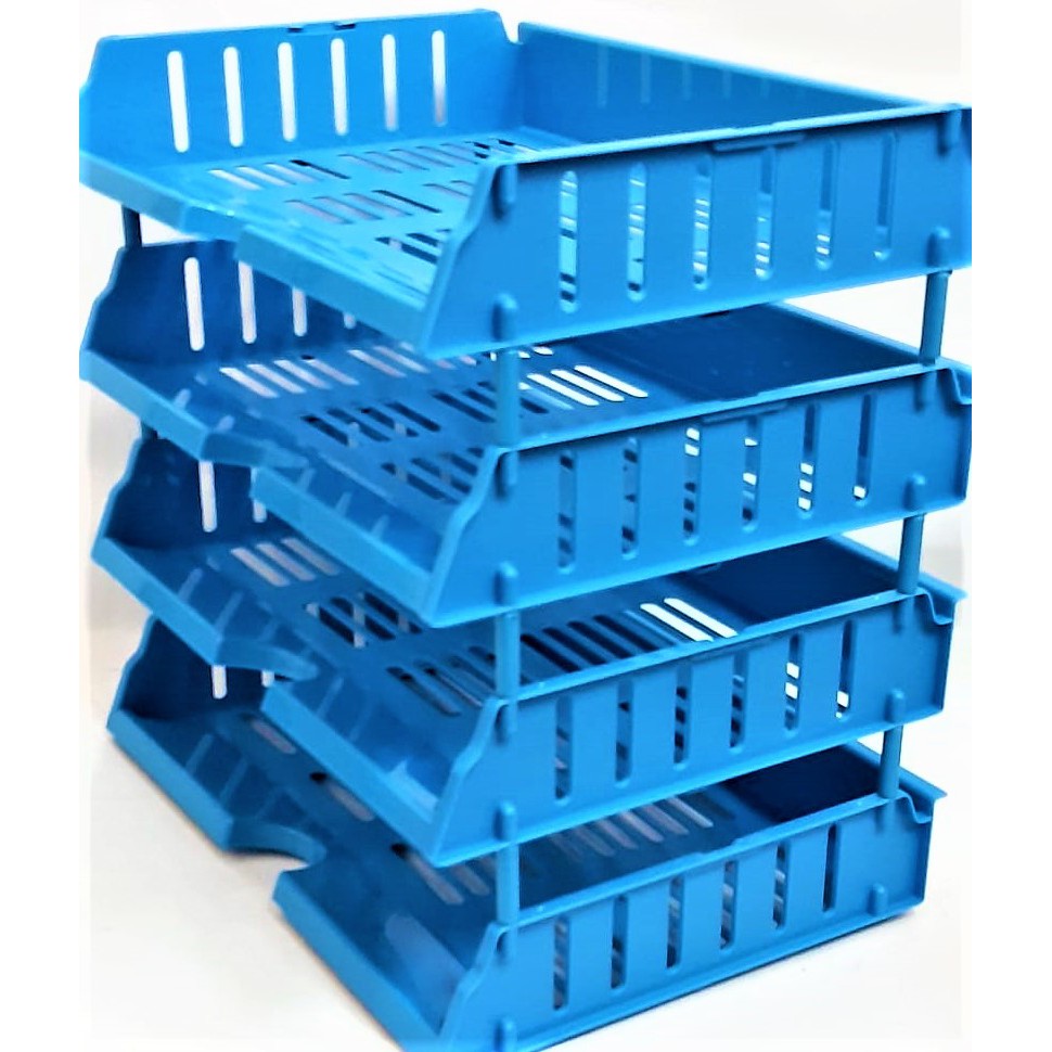 

RAK KERTAS DOKUMEN SUSUN 4 TINGKAT DCT -704 LETTER TRAY LEBAR PLASTIK FOLIO BAGUS LANDSCAPE ELEVATED TRAY GUNINDO