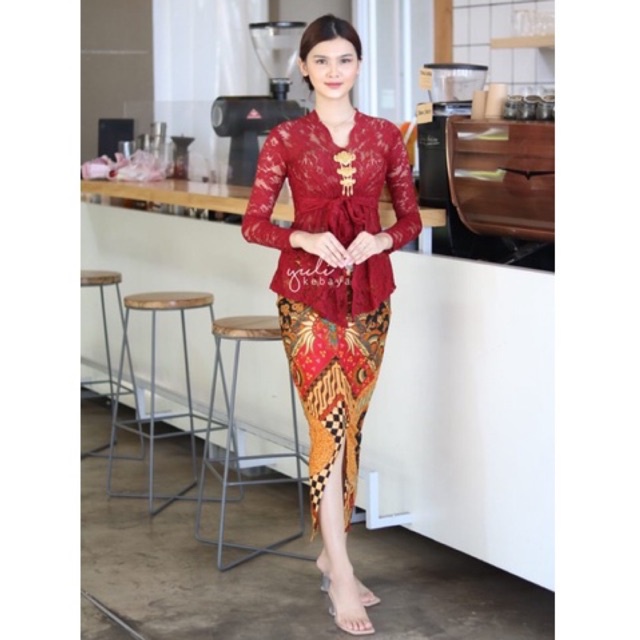 Kebaya Bali Murah Ikat Maribel | Kebaya Pita ,Kebaya Kondangan Wisuda