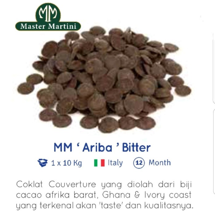 

Produk Terbaru - Coklat Couverture Impor Italia Merk Ariba 72%