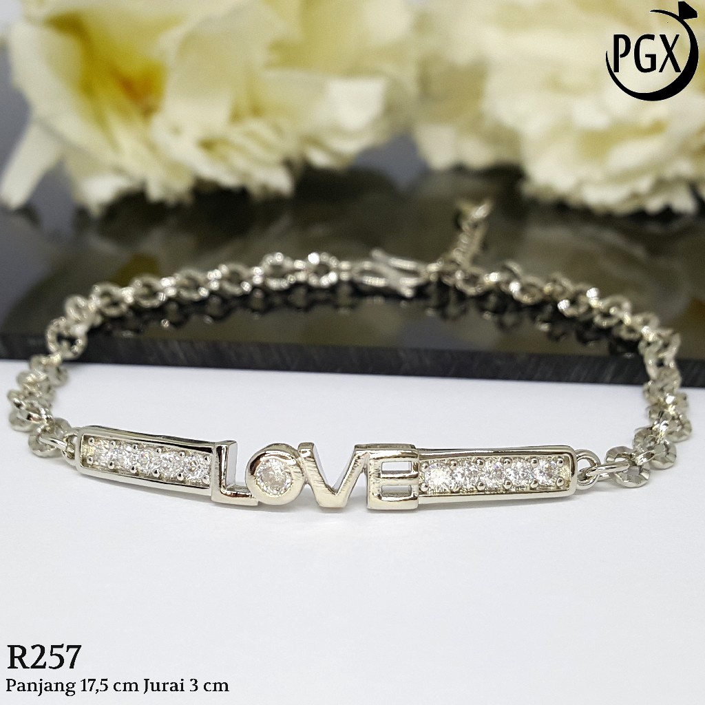 PGX Gelang Tangan Xuping Wanita Perhiasan Lapis Emas Aksesoris Fashion Premium - R257