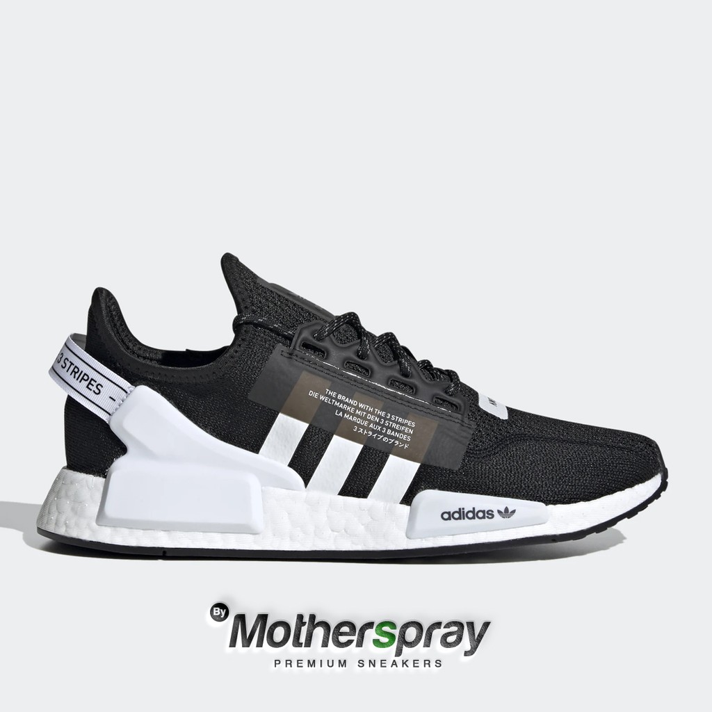 Jual Sepatu Adidas NMD R1 V2 Black White Premium By Motherspray | Shopee  Indonesia