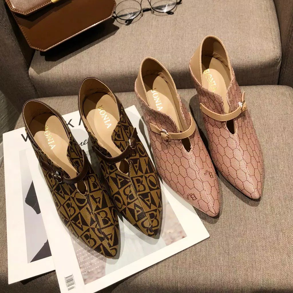 T2B Sepatu wanita HIGH HEELS Sepatu wanita branded import BONIA 9659-80