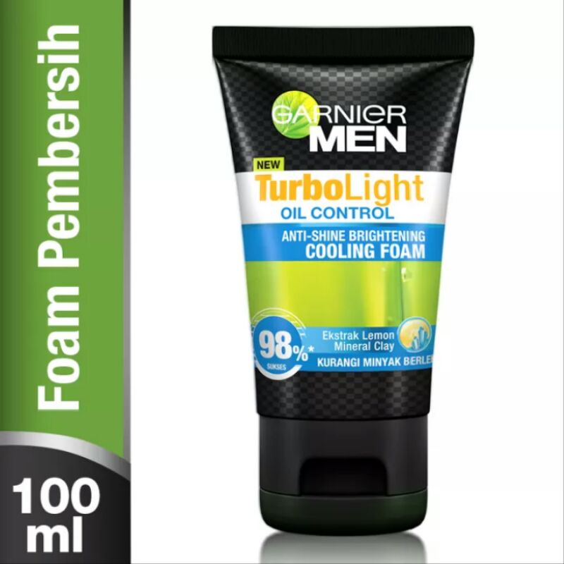 GARNIER Men Turbolight Oil Control Cooling Foam 100ml (98)