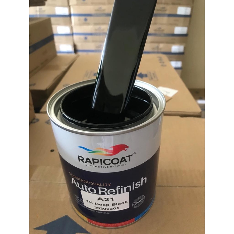 Cat PU 1K A21-Deep Black Rapicoat Polyurethane