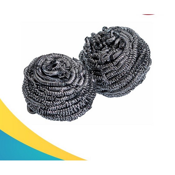 Sikat Cuci Piring Stainless Steel Scourer 12GR (Sabut Besi) / Sabut Cuci Piring / Sabut Stainless