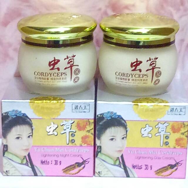 Yu Cun Mei Cordyceps original cream siang+malam